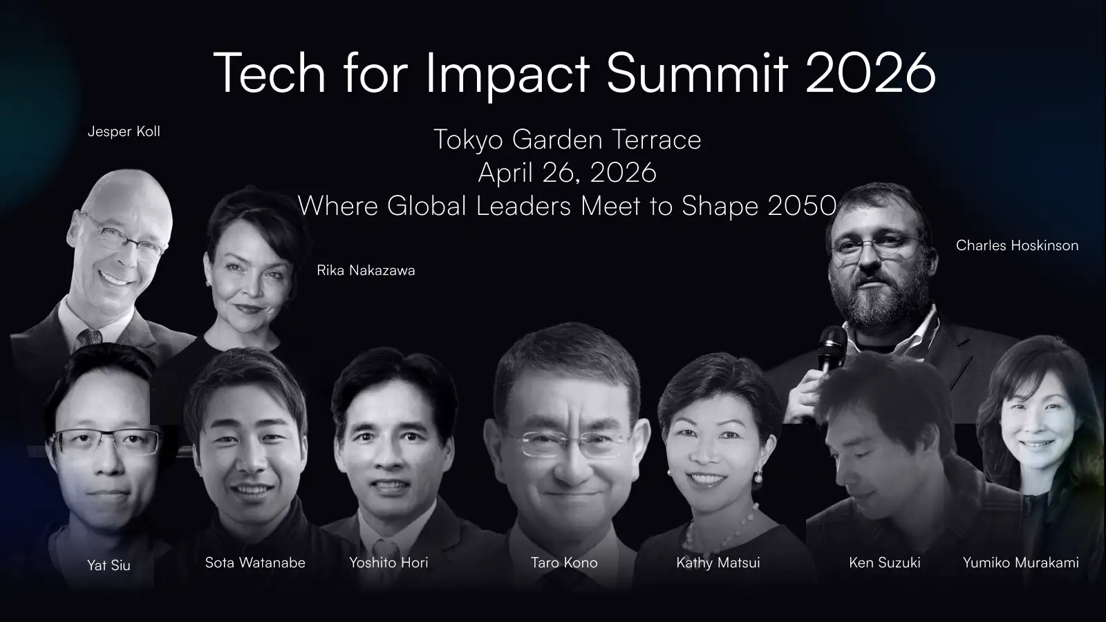 Tech for Impact Summit 2026｜国内外の政策・投資・テクノロジー領域のリーダーが登壇する国際カンファレンスとして開催